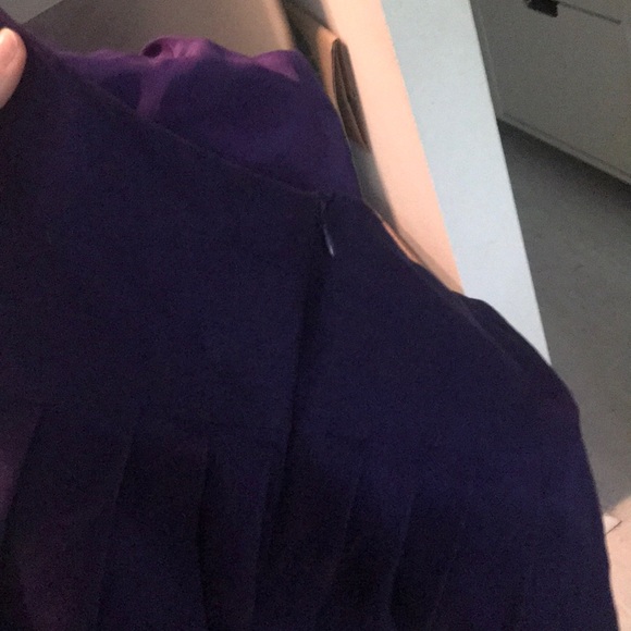 Halston Heritage purple halter dress - Picture 5 of 5